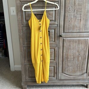 Express NWT yellow summer dress